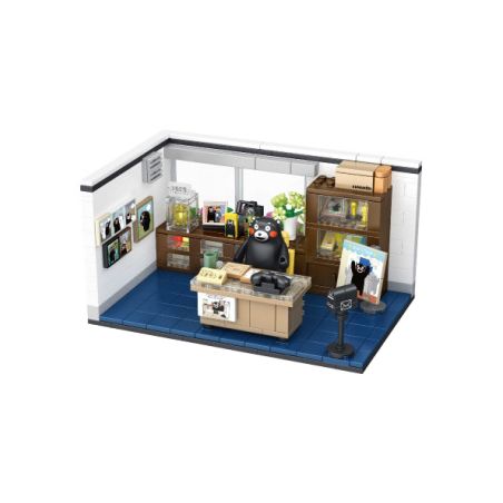 INBRIXX 880015 non  VĂN PHÒNG BỘ TRƯỞNG KUMAMON bộ đồ chơi xếp lắp ráp ghép mô hình Creator Sáng Tạo 425 khối