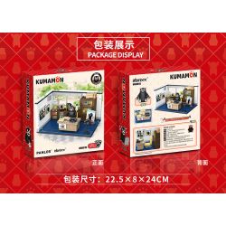 INBRIXX 880015 non  VĂN PHÒNG BỘ TRƯỞNG KUMAMON bộ đồ chơi xếp lắp ráp ghép mô hình Creator Sáng Tạo 425 khối