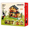 INBRIXX 880018 non  NGÔI NHÀ NHẬT BẢN KUMAMON bộ đồ chơi xếp lắp ráp ghép mô hình Creator Sáng Tạo 1099 khối