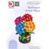 DK 3030 non  SAHARA TÌNH YÊU bộ đồ chơi xếp lắp ráp ghép mô hình Flowers HYDRANGEA Hoa 843 khối