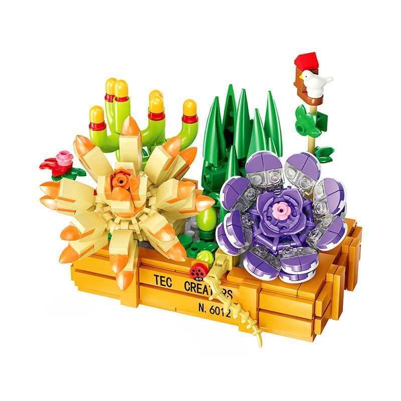 DK 6012 non  NĂM ĐẦY MÀU SẮC bộ đồ chơi xếp lắp ráp ghép mô hình Colorful World Thế Giới Sắc Màu 401 khối