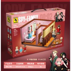 RENZAIMA 746 non  PHÒNG ANIA bộ đồ chơi xếp lắp ráp ghép mô hình SPY×FAMILY 398 khối