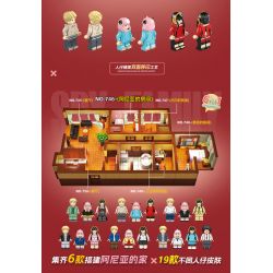 RENZAIMA 746 non  PHÒNG ANIA bộ đồ chơi xếp lắp ráp ghép mô hình SPY×FAMILY 398 khối