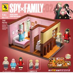 RENZAIMA 746 non  PHÒNG ANIA bộ đồ chơi xếp lắp ráp ghép mô hình SPY×FAMILY 398 khối