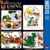 ZHEGAO 01052 non  ĐÊM GIÁNG SINH bộ đồ chơi xếp lắp ráp ghép mô hình Christmas 878 khối