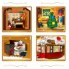 ZHEGAO DZ6025 6025 non  NHÀ BÁNH GỪNG bộ đồ chơi xếp lắp ráp ghép mô hình Christmas GINGERBREAD HOUSE Giáng Sinh 1481 khối