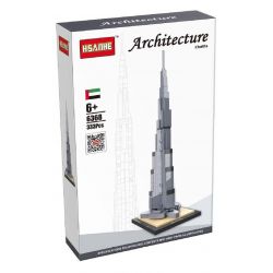 NOT  ARCHITECTURE BURJ KHALIFA 21055 HSANHE CACO 6368 xếp lắp ráp ghép mô hình BURJ KHALIFA ĐỊA ĐIỂM DUBAI Công Trình Kiến Trúc 333 khối