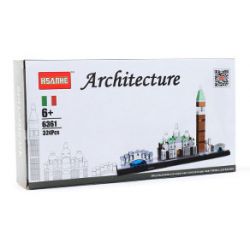 NOT  ARCHITECTURE VENICE 21026 L1026 1026 HSANHE CACO 6361 xếp lắp ráp ghép mô hình VENICE ĐỊA DANH ĐƯỜNG CHÂN TRỜI Công Trình Kiến Trúc 212 khối