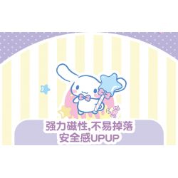 TOP TOY TC2204 2204 non  BÁNH RÁN GIA ĐÌNH SANRIO 4 LOẠI NAM CHÂM GẮN TỦ LẠNH MELODY PACHA COOLOMI BIG-EARED DOG bộ đồ chơi xếp lắp ráp ghép mô hình Gear SANRIO CHARACTERS DONUT FRIDGE MAGNET Đồ Lắp Ghép