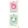 TOP TOY TC2204 2204 non  BÁNH RÁN GIA ĐÌNH SANRIO 4 LOẠI NAM CHÂM GẮN TỦ LẠNH MELODY PACHA COOLOMI BIG-EARED DOG bộ đồ chơi xếp lắp ráp ghép mô hình Gear SANRIO CHARACTERS DONUT FRIDGE MAGNET Đồ Lắp Ghép
