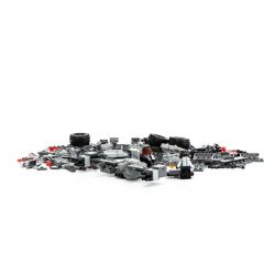 GUDI 8215 non  XE THIẾT GIÁP ĐỊA HÌNH GẮN PHÁO bộ đồ chơi xếp lắp ráp ghép mô hình Earth Border Biến Giới Trái Đất 296 khối