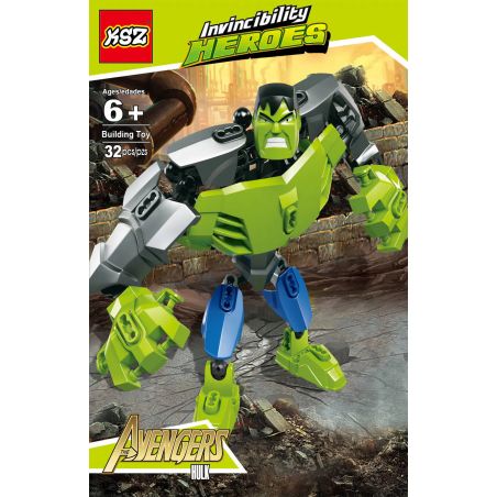NOT  THE HULK 4530 KSZ 506 xếp lắp ráp ghép mô hình HULK Marvel Super Heroes Siêu Anh Hùng Marvel 39 khối