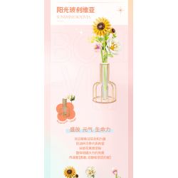 TOP TOY TC1107 1107 non  BÓ HOA ELISE THANH LỊCH bộ đồ chơi xếp lắp ráp ghép mô hình Flowers FLOWERS BOUQUET 300 khối