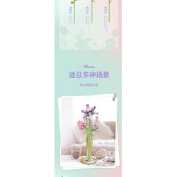 TOP TOY TC1107 1107 non  BÓ HOA ELISE THANH LỊCH bộ đồ chơi xếp lắp ráp ghép mô hình Flowers FLOWERS BOUQUET 300 khối