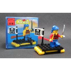 NOT  SHIPWRECKED PIRATE 1733 Enlighten 9603 Qman 9603 xếp lắp ráp ghép mô hình CƯỚP BIỂN ĐẮM TÀU Pirates Of The Caribbean Cướp Biển Vùng Caribe 23 khối