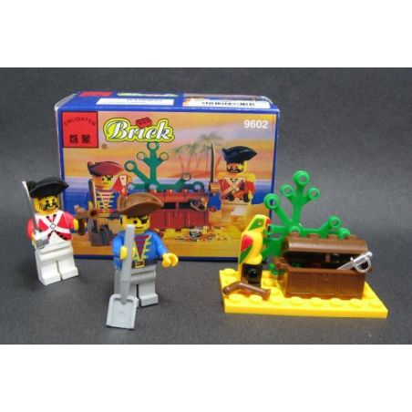 NOT  PIRATES PLUNDER 6237 Enlighten 9602 Qman 9602 xếp lắp ráp ghép mô hình CƯỚP BIỂN BÓC Pirates Of The Caribbean Cướp Biển Vùng Caribe 21 khối