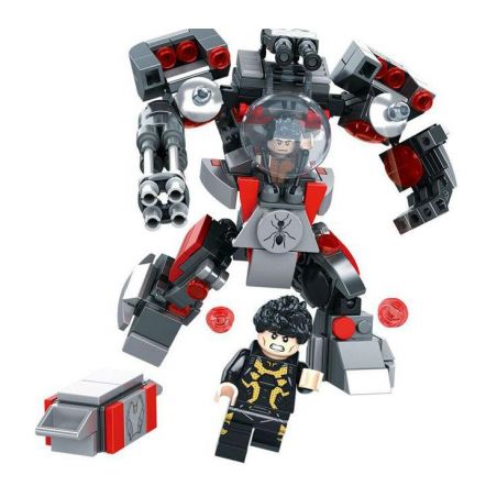 SY 362A non  NGƯỜI KIẾN bộ đồ chơi xếp lắp ráp ghép mô hình Super Heroes ANT MAN'S MECHA Siêu Nhân Anh Hùng 281 khối