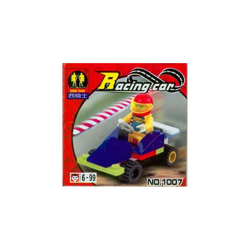 NOT  GO-KART 6498 COMPANION 101 Enlighten Qman 102 ZEPHYR KNIGHT 1007 xếp lắp ráp ghép mô hình GO-KART ĐUA XE KARTING Town Thị Trấn 22 khối