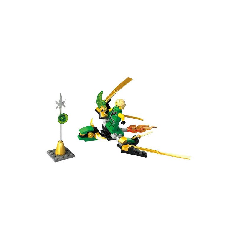 NOT  THE COWLER DRAGON 30294 LELE 79138 SHENG YUAN/SY SY221D 221D xếp lắp ráp ghép mô hình COWLER DRAGON RỒNG The  Ninjago Movie Ninja Lốc Xoáy 51 khối