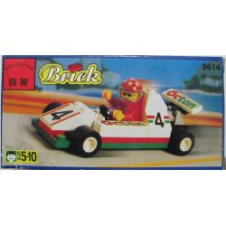 NOT  SLICK RACER 6546 QMAN ENLIGHTEN KEEPPLEY 9614 xếp lắp ráp ghép mô hình TAY ĐUA MƯỢT MÀ XE LÁI Town Thị Trấn 39 khối