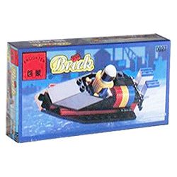 NOT  HYDRO RACER 6537 Enlighten 0027 Qman 0027 xếp lắp ráp ghép mô hình TÀU CAO TỐC ĐUA XE TAY THỦY LỰC Town Thị Trấn 50 khối