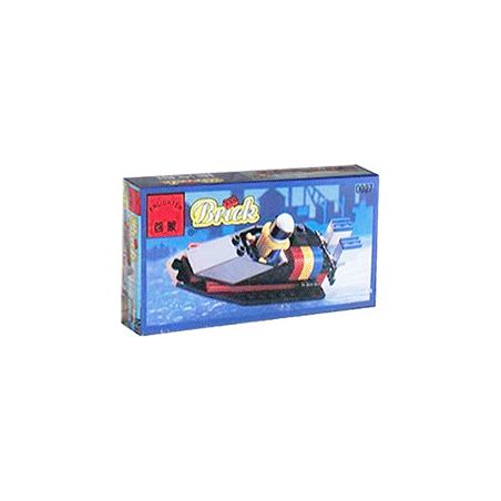 NOT  HYDRO RACER 6537 Enlighten 0027 Qman 0027 xếp lắp ráp ghép mô hình TÀU CAO TỐC ĐUA XE TAY THỦY LỰC Town Thị Trấn 50 khối