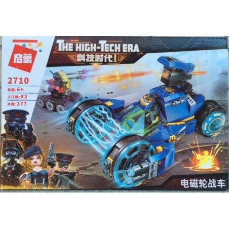 Enlighten 2710 Qman 2710 non  BÁNH XE ĐIỆN TỪ bộ đồ chơi xếp lắp ráp ghép mô hình The High-Tech Era Kỷ Nguyên Công Nghệ Cao 277 khối