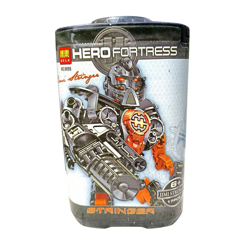 NOT  JIMI STRINGER 7170-2 BELA 9895 xếp lắp ráp ghép mô hình JIMMY STRINGER NHÀ MÁY ANH HÙNG THỢ DÂY Hero Factory Nhà Máy Sản Xuất Anh Hùng 17 khối