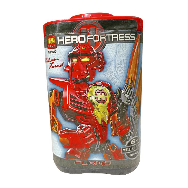 NOT  WILLIAM FURNO 7167 BELA 9892 xếp lắp ráp ghép mô hình WILLIAM FURN NHÀ MÁY ANH HÙNG HUAGUANG Hero Factory Nhà Máy Sản Xuất Anh Hùng 19 khối