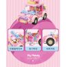 TOP TOY TC1710 1710 non  SANRIO VUI VẺ CUỐI TUẦN XE KẸO GIAI ĐIỆU bộ đồ chơi xếp lắp ráp ghép mô hình MY MELODY