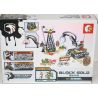 SEMBO 11661 non  TỦ KHÓA VẾT THƯƠNG bộ đồ chơi xếp lắp ráp ghép mô hình Black Gold Cuộc Chiến Vàng Đen 157 khối
