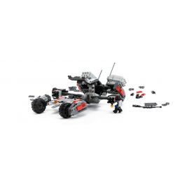 GUDI 8215 non  XE THIẾT GIÁP ĐỊA HÌNH GẮN PHÁO bộ đồ chơi xếp lắp ráp ghép mô hình Earth Border Biến Giới Trái Đất 296 khối