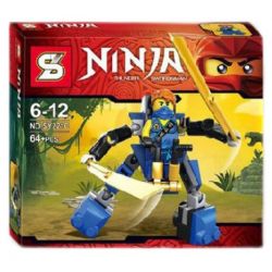 NOT  JAY'S NANO MECH 30292 SHENG YUAN SY SY221C 221C xếp lắp ráp ghép mô hình CHIẾN CƠ CỦA JAY NANOMECH The  Ninjago Movie Ninja Lốc Xoáy 54 khối