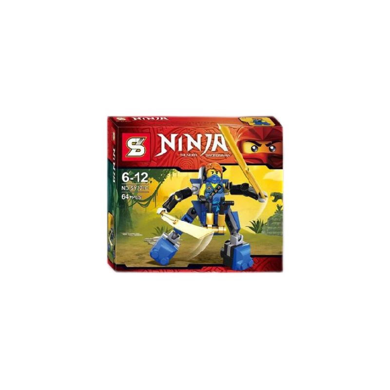 NOT  JAY'S NANO MECH 30292 SHENG YUAN SY SY221C 221C xếp lắp ráp ghép mô hình CHIẾN CƠ CỦA JAY NANOMECH The  Ninjago Movie Ninja Lốc Xoáy 54 khối
