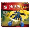 NOT  JAY'S NANO MECH 30292 SHENG YUAN SY SY221C 221C xếp lắp ráp ghép mô hình CHIẾN CƠ CỦA JAY NANOMECH The  Ninjago Movie Ninja Lốc Xoáy 54 khối