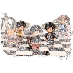 KEEPPLEY DZ0157 0157 non  TIẾP TỤC CHẠY CHU bộ đồ chơi xếp lắp ráp ghép mô hình 1700 khối