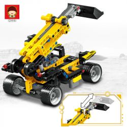 NOT  TELEHANDLER 42061 RUIZHI BEE 831 xếp lắp ráp ghép mô hình NGƯỜI ĐIỀU KHIỂN TỪ XA  Kỹ Thuật Công Nghệ Cao Mô Hình Phương Tiện 260 khối