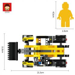 NOT  TELEHANDLER 42061 RUIZHI BEE 831 xếp lắp ráp ghép mô hình NGƯỜI ĐIỀU KHIỂN TỪ XA  Kỹ Thuật Công Nghệ Cao Mô Hình Phương Tiện 260 khối