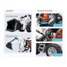 ONEBOT MITU MI OBDZJ10AIQI 10AIQI non  MÁY XÚC LẬT LIÊN HỢP bộ đồ chơi xếp lắp ráp ghép mô hình  Kỹ Thuật Công Nghệ Cao Mô Hình Phương Tiện 750 khối