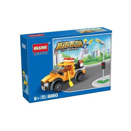 NOT  LIGHT REPAIR TRUCK 60054 HSANHE 6850 xếp lắp ráp ghép mô hình GIAO THÔNG XE KỸ THUẬT BẢO TRÌ ĐÈN ĐƯỜNG TẢI SỬA CHỮA NHẸ City Thành Phố 95 khối