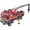 NOT  OFF-ROAD FIRE TRUCK & FIREBOAT 7213 QMAN ENLIGHTEN KEEPPLEY 907 xếp lắp ráp ghép mô hình XE CỨU HỎA & THUYỀN ĐỊA HÌNH City Thành Phố 388 khối