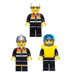 NOT  OFF-ROAD FIRE TRUCK & FIREBOAT 7213 QMAN ENLIGHTEN KEEPPLEY 907 xếp lắp ráp ghép mô hình XE CỨU HỎA & THUYỀN ĐỊA HÌNH City Thành Phố 388 khối