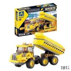 NOT  DUMP TRUCK 7631 Bozhi 8043 xếp lắp ráp ghép mô hình XE TẢI TỰ ĐỔ City Thành Phố 189 khối