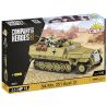 COBI 3049 non  ĐẠI ĐỘI ANH HÙNG 3 XE BỌC THÉP HẠNG NHẸ NỬA ĐƯỜNG SD.KFZ.251 tỷ lệ 1:35 bộ đồ chơi xếp lắp ráp ghép mô hình Military Army SD.KFZ. 251 AUSF.D Quân Sự Bộ Đội 463 khối