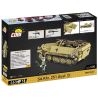 COBI 3049 non  ĐẠI ĐỘI ANH HÙNG 3 XE BỌC THÉP HẠNG NHẸ NỬA ĐƯỜNG SD.KFZ.251 tỷ lệ 1:35 bộ đồ chơi xếp lắp ráp ghép mô hình Military Army SD.KFZ. 251 AUSF.D Quân Sự Bộ Đội 463 khối