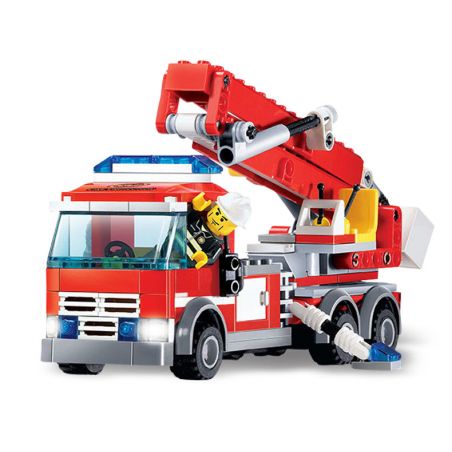 NOT  FIRE STATION 7945 Bozhi 8053 8057 8051 xếp lắp ráp ghép mô hình TRẠM CỨU HỎA City Thành Phố 600 khối