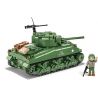COBI 3044 non  ĐẠI ĐỘI ANH HÙNG 3 SHERMAN M4A1 tỷ lệ 1:35 bộ đồ chơi xếp lắp ráp ghép mô hình Military Army Quân Sự Bộ Đội 615 khối
