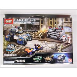 GUDI 8216 non  TRUNG TÂM PHÒNG VỆ bộ đồ chơi xếp lắp ráp ghép mô hình Earth Border Biến Giới Trái Đất 531 khối