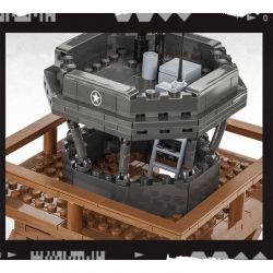 COBI 3042 non  ĐẠI ĐỘI ANH HÙNG 3 TRUNG TÂM HỖ TRỢ TRÊN KHÔNG CỦA MỸ tỷ lệ 1:35 bộ đồ chơi xếp lắp ráp ghép mô hình Military Army US AIR SUPPORT CENTER Quân Sự Bộ Đội 652 khối