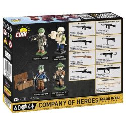 COBI 3041 non  HỘI ANH HÙNG 3 bộ đồ chơi xếp lắp ráp ghép mô hình Military Army COMPANY OF HEROES Quân Sự Bộ Đội 60 khối